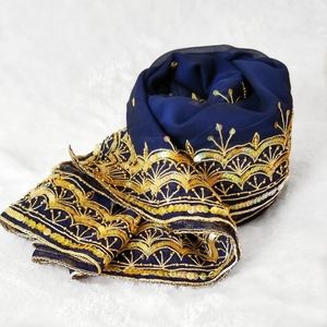 🔷️ Exclusive Hand Embroidered Shawl Scarf